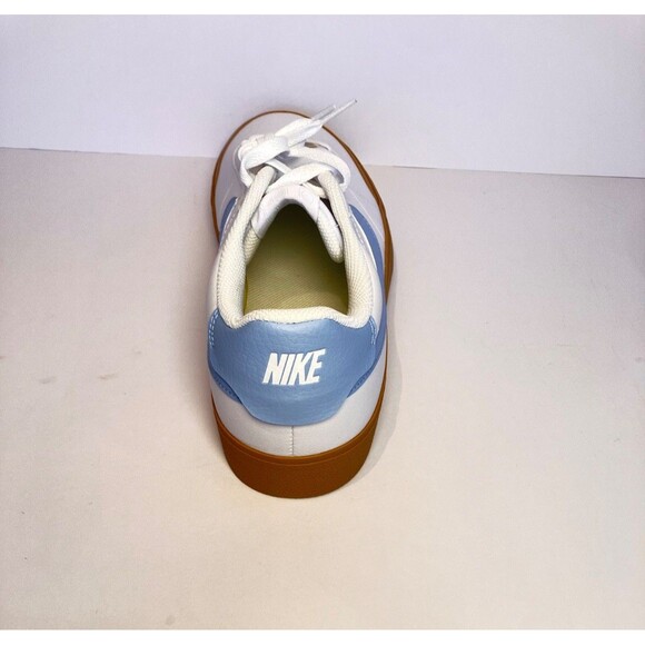 Nike Men\'s Court Shot Tennis Lifestyle Shoes White Gum Psychic Blue Size 10 NEW
